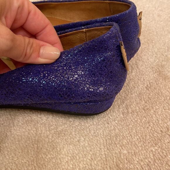 French Sole Zeppa Flat Size 7 - Picture 3 of 6